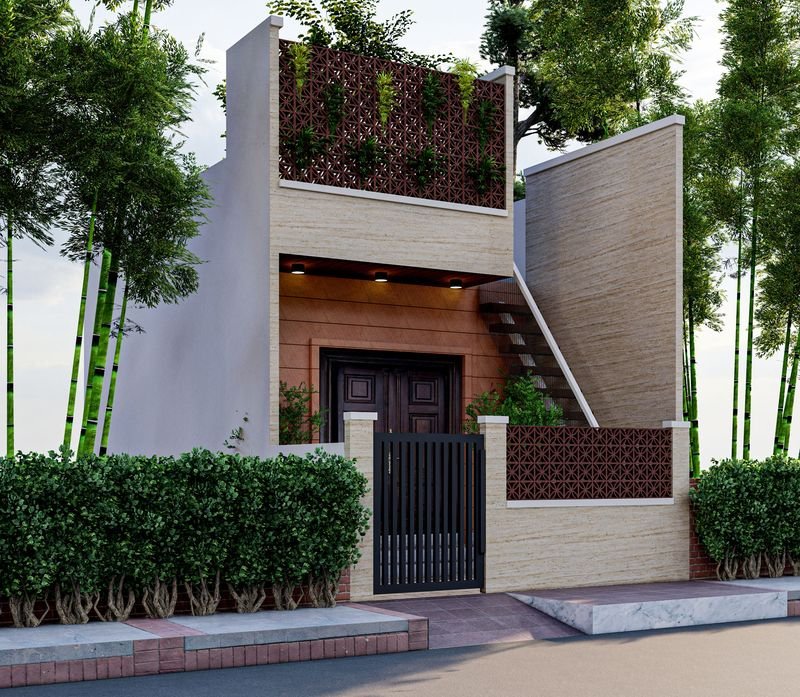 Studio villa – perspective view